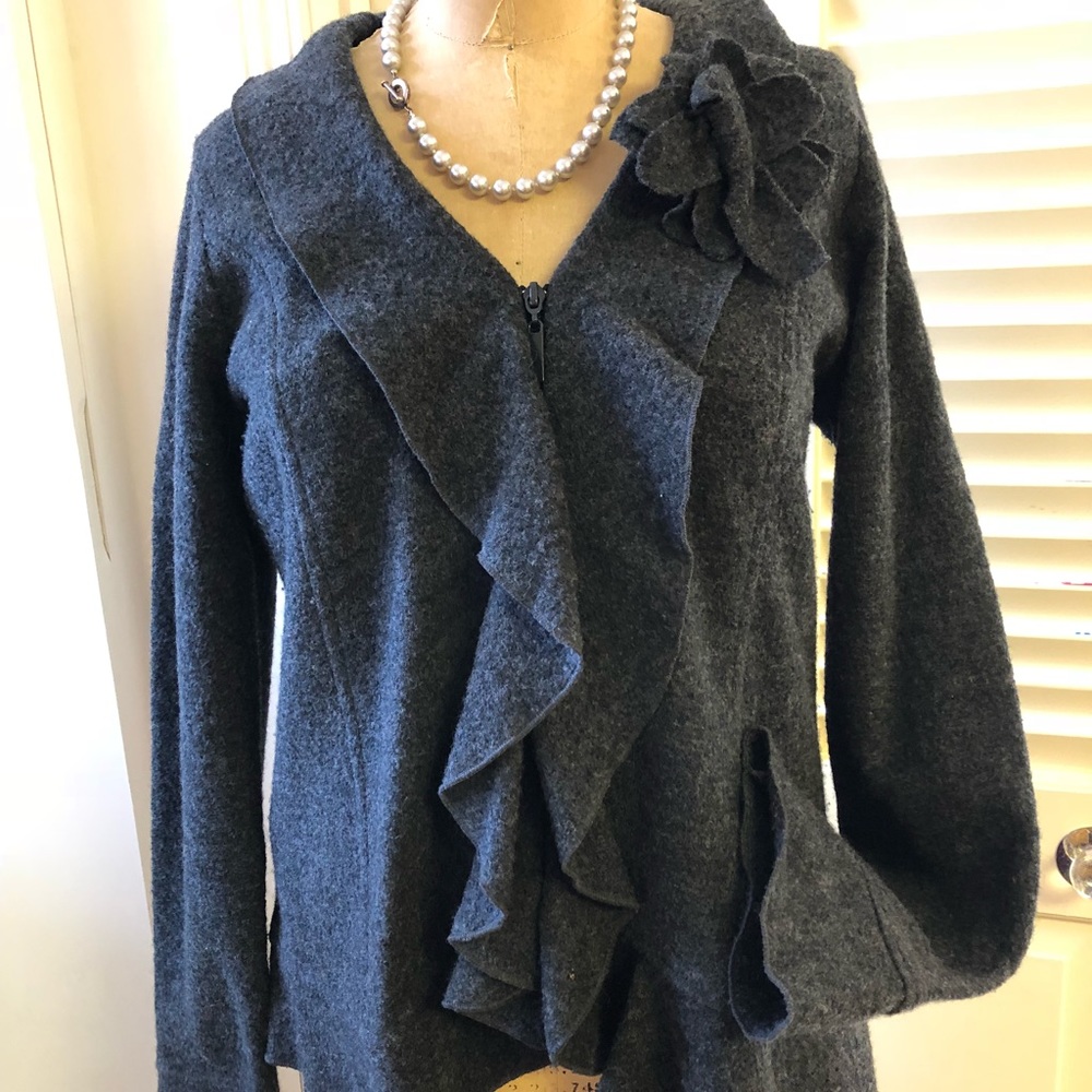 Charcoal grey sweater/jacket